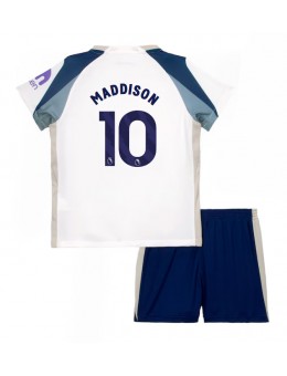 Tottenham Hotspur James Maddison #10 Replika Hemmakläder Barn 2025-26 Kortärmad (+ byxor)